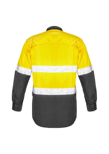 Picture of Syzmik, Mens Rugged Cooling Taped Hi Vis Spliced Shirt